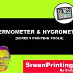 Hygrometer Gauge Temperature and Humidity Monitor for screen printer by screenprintingnow