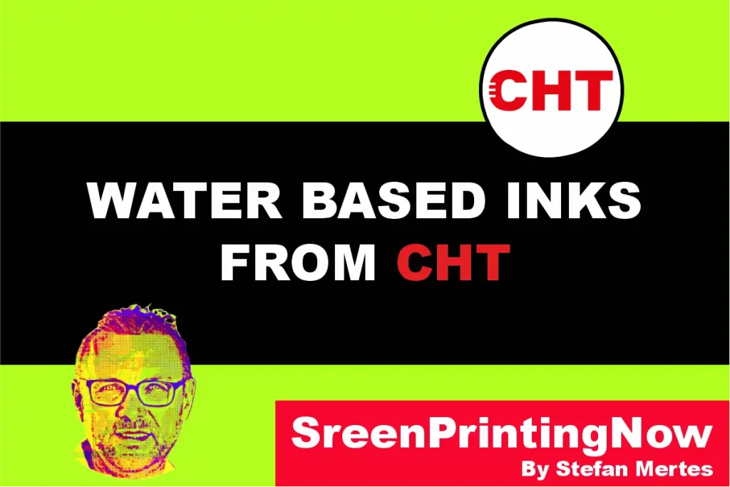 Water Based Inks from CHT for Screen Printing by screenprintingnow