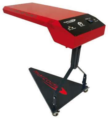 Minimize flash cure usage to maintain registration and prevent fleece shrinkage