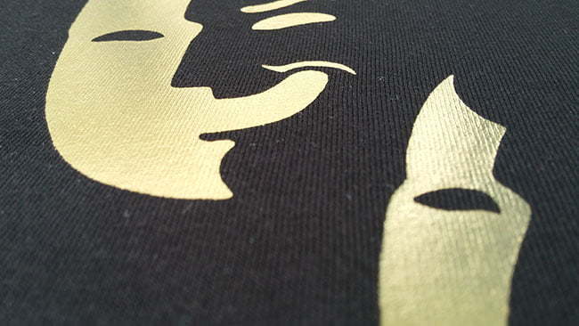 Foil Printing with Sharp Edge Effect Foil printing with sharp edge effect