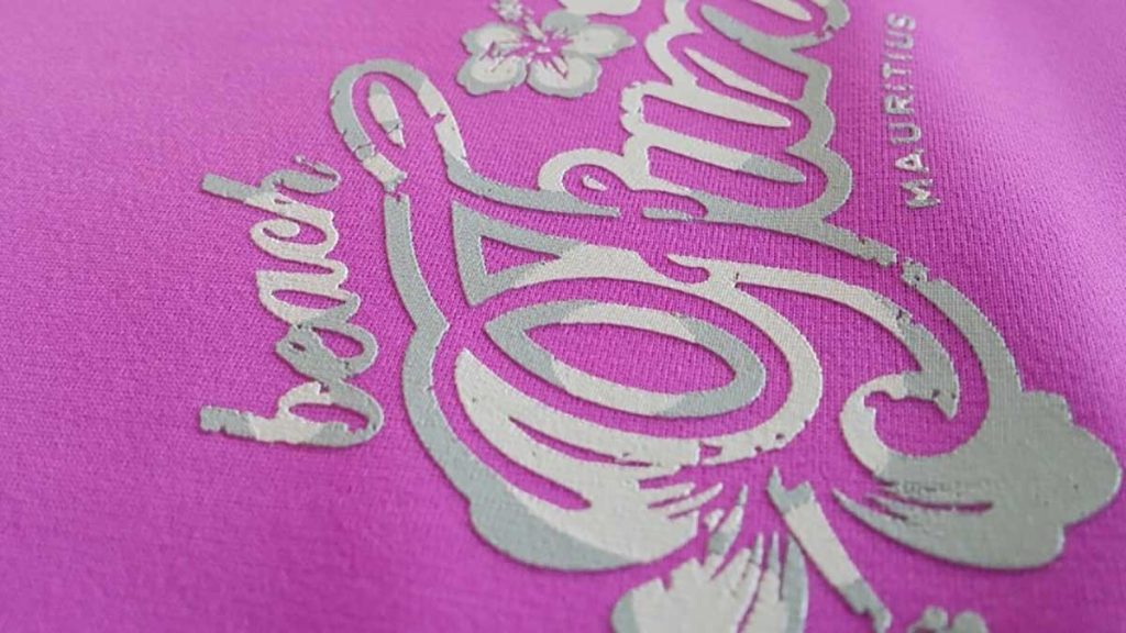 on lycra spandex screen print