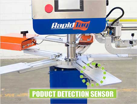 Screen printing label machine with micro registration

