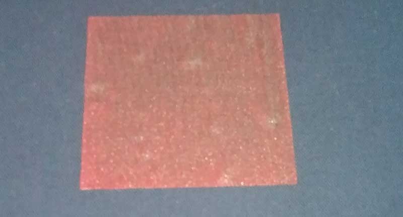 transparent binder printed on dark body color
