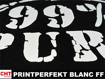 PRINTPERFEKT BLANC FF water-based printing ink from CHT
