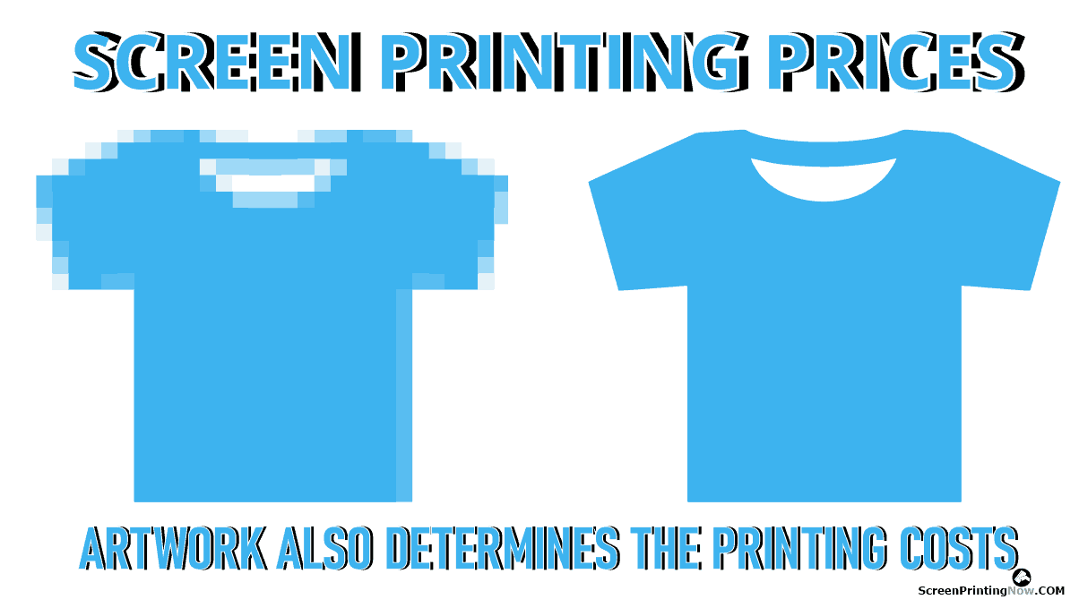 screen printing artwork determines printing cost