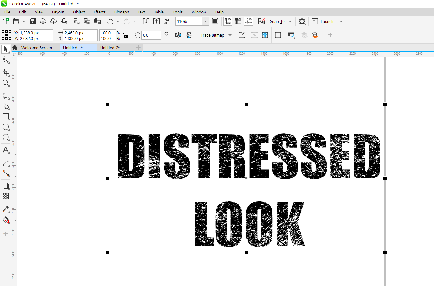 Distressed look final Distressed look final