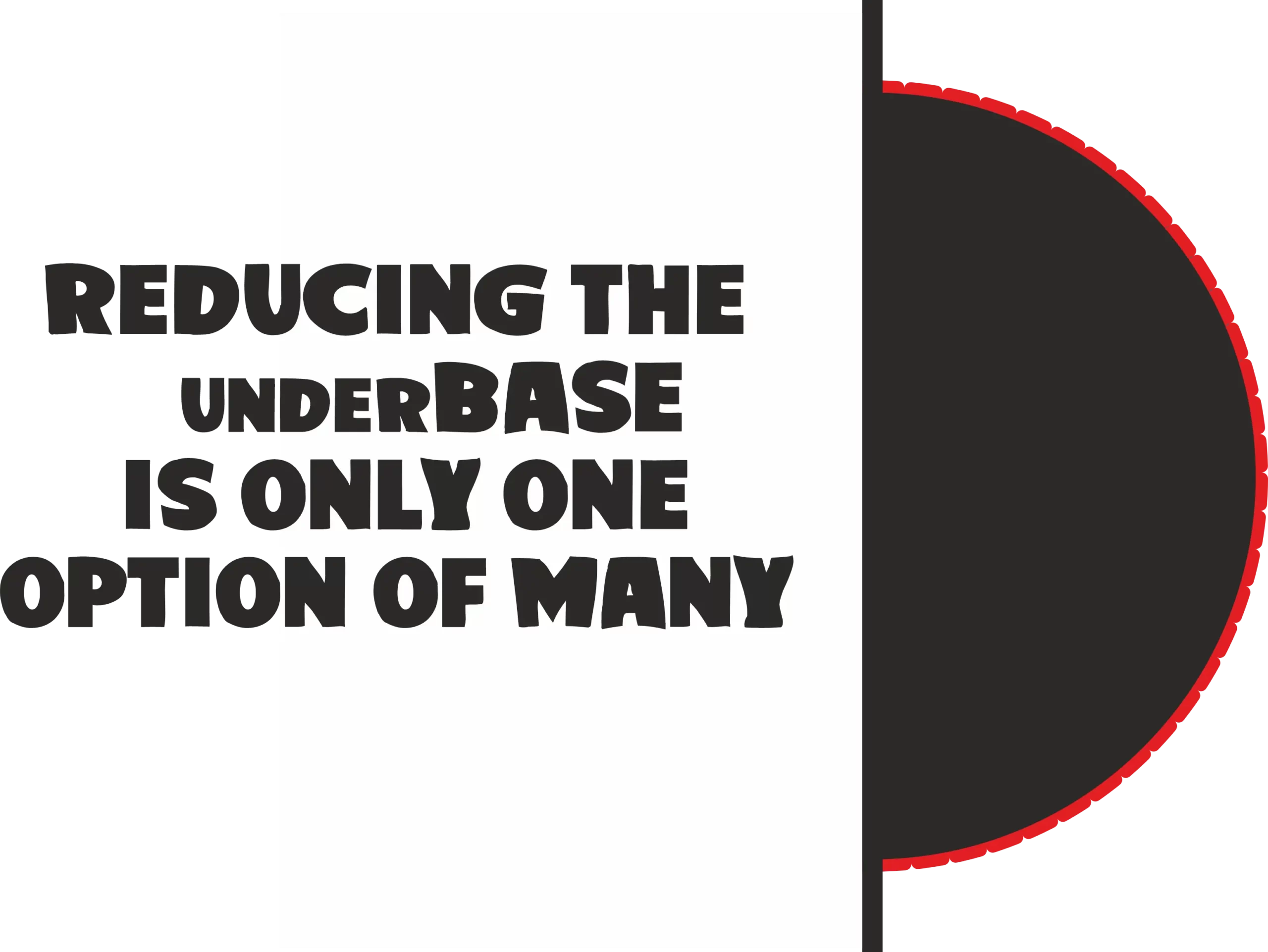 screen printing underbase tips- REDUCING THE underBASE IS ONLY ONE OPTION OF MANY