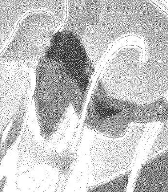 Close-up of index colour separation for screen printing
