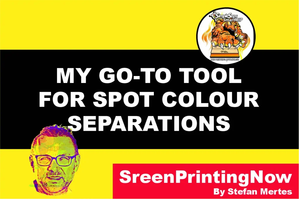 My Go To Tool for Spot Colour Separations simpleseps by screenprintingnow