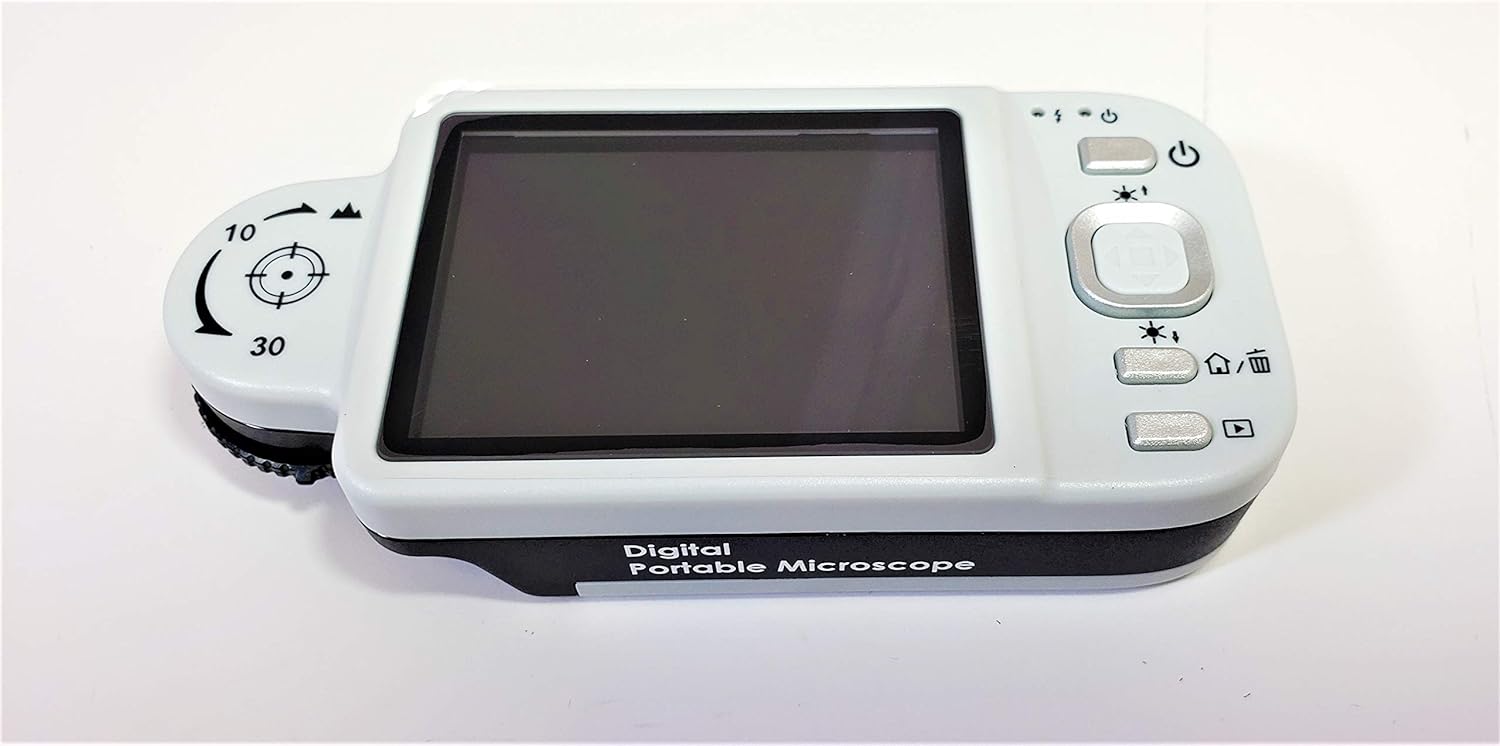 Portable Digital Microscope 10x 200x Magnification by screenprintingnow