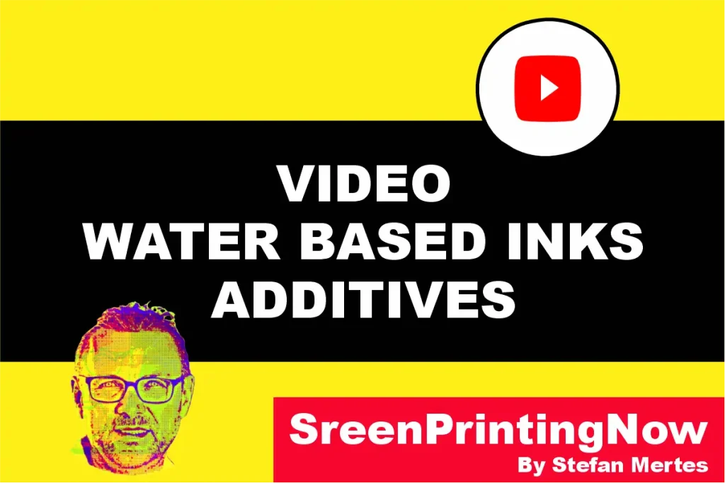 Water Based Inks Additives Screen Printing in 1 Minute Videos by screenprintingnow