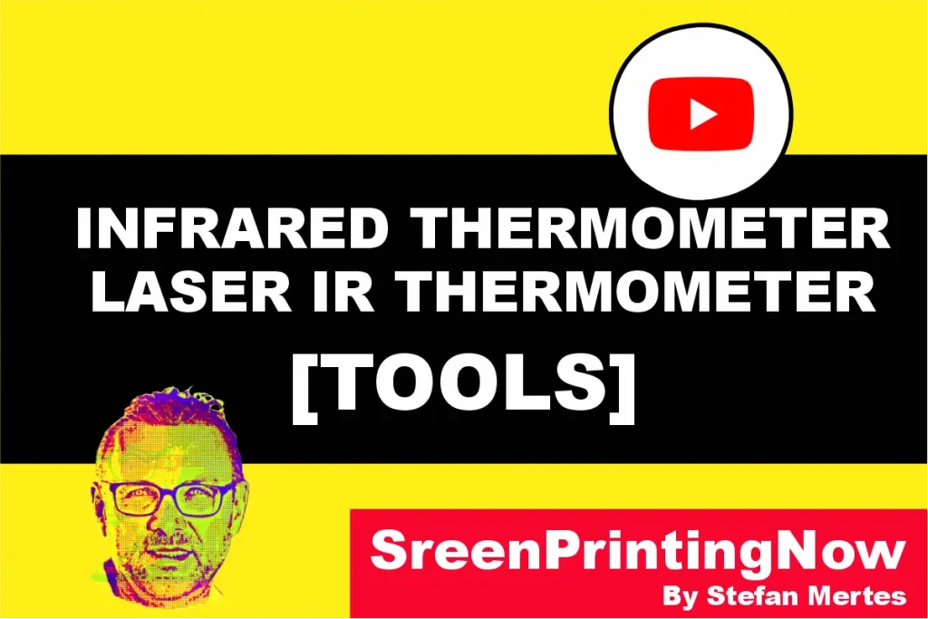 High Precision Infrared Thermometer Laser IR Thermometer for Screen Printing Tools