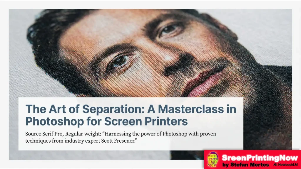 Photoshop Color Separation Masterclass: Featuring professional screen printing techniques from industry expert Scott Fresener.