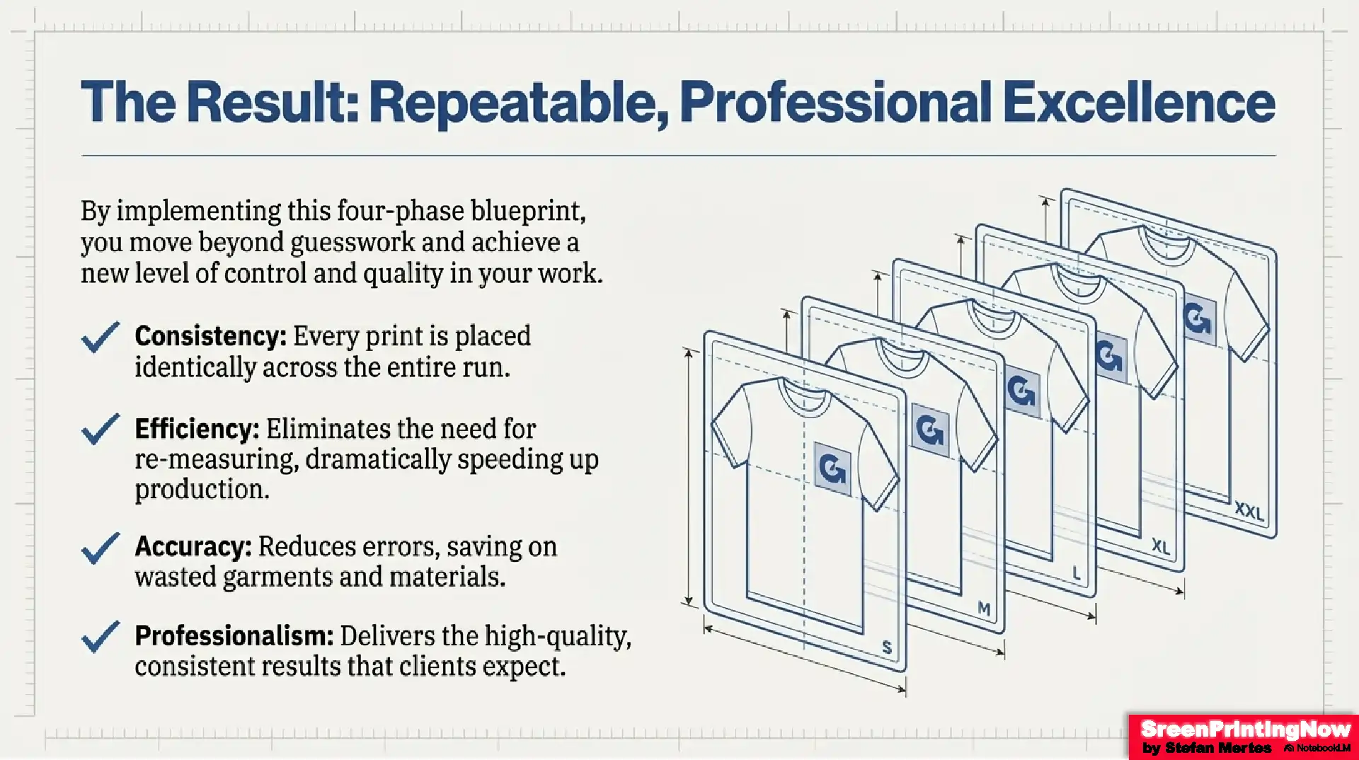 Line Up T Shirts for Screen Printing Shirt Placement Fact Sheet 13 Scaling your print shop: Implementing a four-phase alignment system to ensure consistency, eliminate errors, and deliver high-quality professional prints