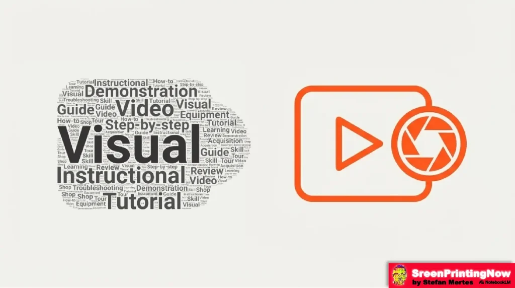 Visual learning hub: Step-by-step screen printing tutorials, equipment reviews, and shop tours for skill acquisition.