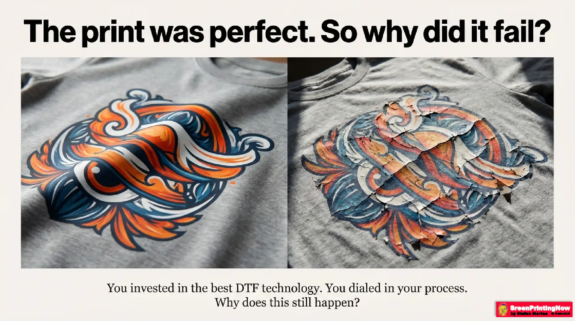 the dtf print been prefect so why did it fail slide 1